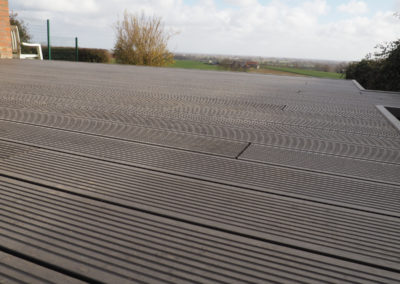 Terrasse sur lambourde